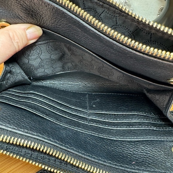 Michael Kors Crossbody Black Fulton Shoulder Bag Organizer‎ Purse Double … - Picture 10 of 10